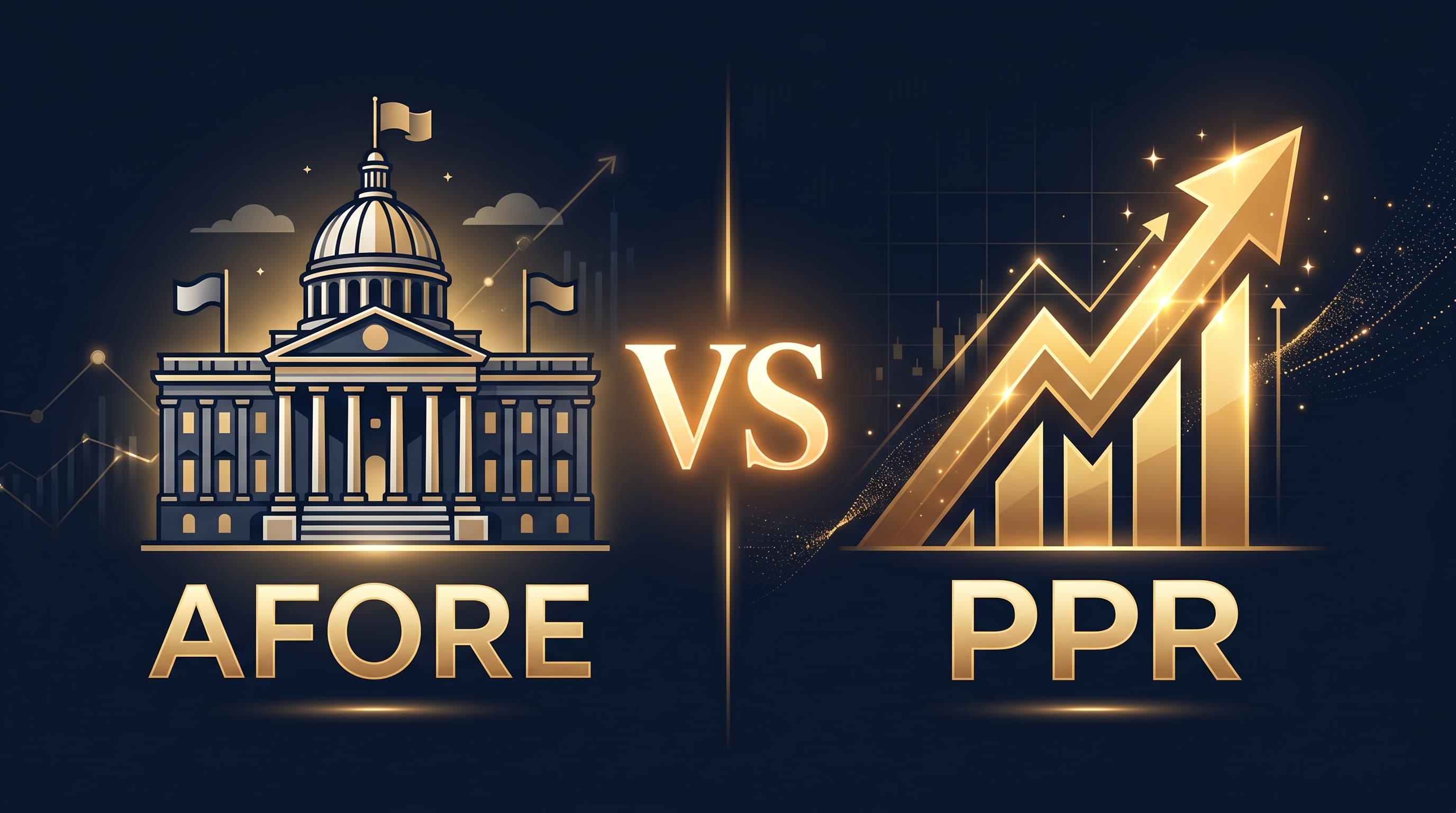 AFORE vs PPR en 2026: cuál conviene más para tu retiro (con números reales)